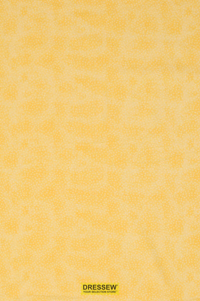 Dots & Splotches Flannelette Yellow / White