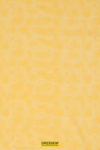 Dots & Splotches Flannelette Yellow / White