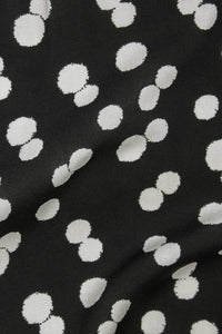 Double Dot Rayon Black / Off White