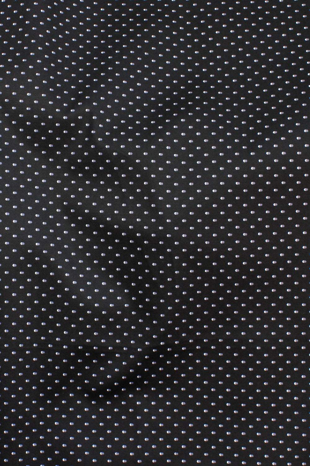 Double Dot Stretch Shirting Black / Grey