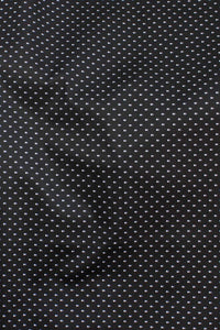 Double Dot Stretch Shirting Black / Grey