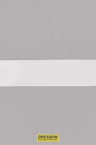 Double Face Satin Ribbon 16mm (5/8") White