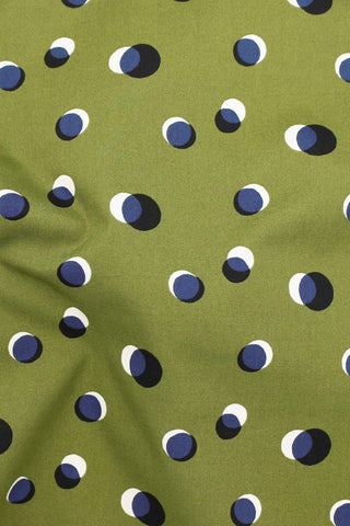 Eclipse Cotton Poplin Olive / Royal