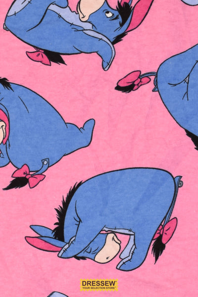 Eeyore Flannelette Pink / Blue