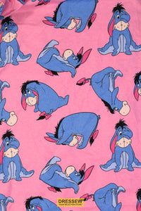 Eeyore Flannelette Pink / Blue