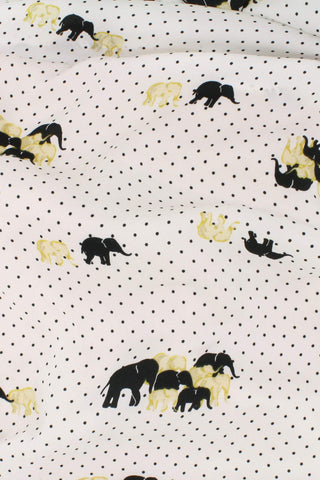 Elephant Print Ivory