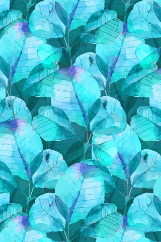 Enchanted Field Digital Under The Canopy By RJR Studio For RJR Fabrics Turquoise