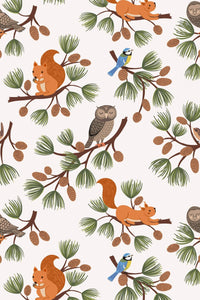 Evergreen Pine Cone Branches By Lewis & Irene Cream