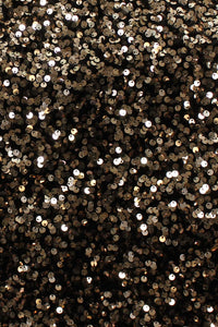 Festive Sequin Stretch Velvet Gold