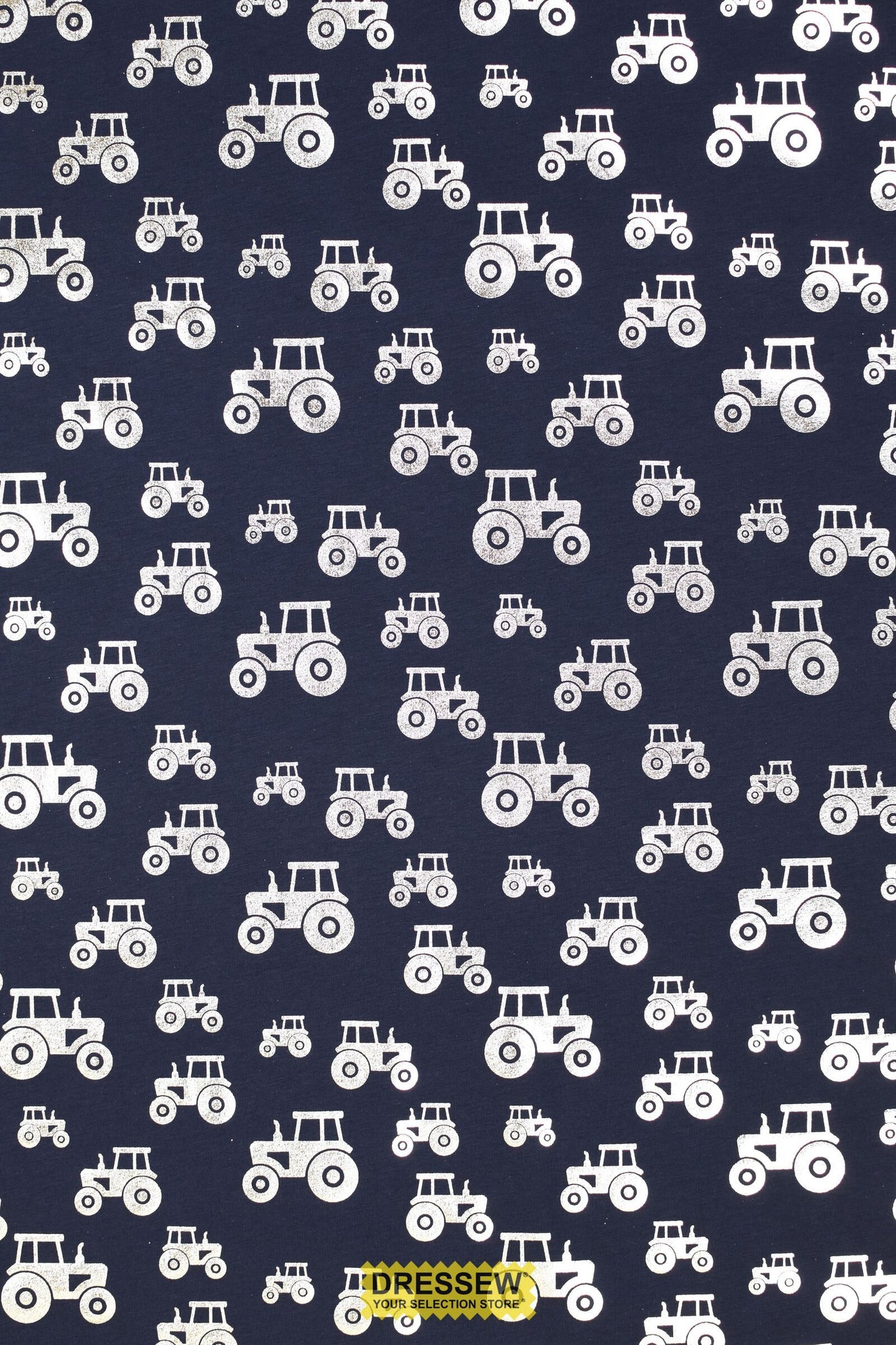 Foil Tractor Lycra Jersey Navy / Silver