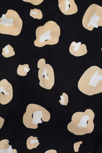 Frida Animal Spots Black / Sand