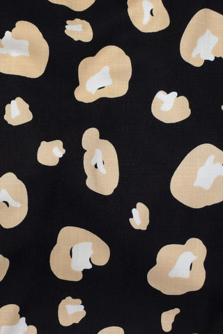 Frida Animal Spots Black / Sand