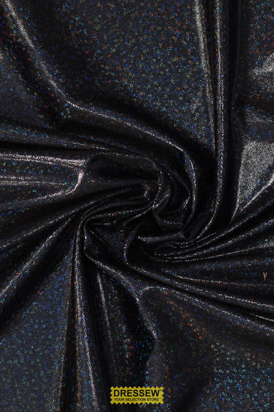 Galaxy Bubble Lycra Black / Hologram