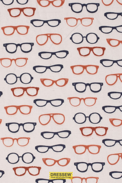 Glasses Flannelette White / Multi