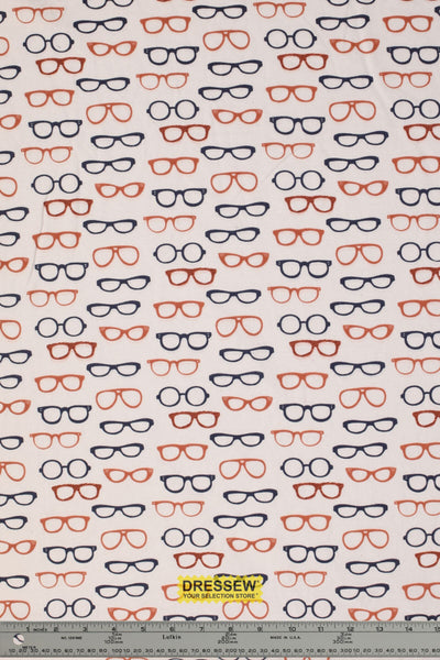 Glasses Flannelette White / Multi