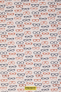 Glasses Flannelette White / Multi