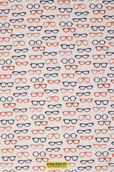 Glasses Flannelette White / Multi