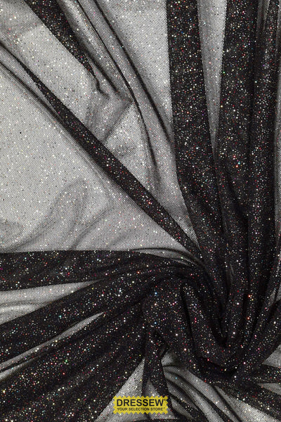 Glitter Sheer Black / Multi Glitter