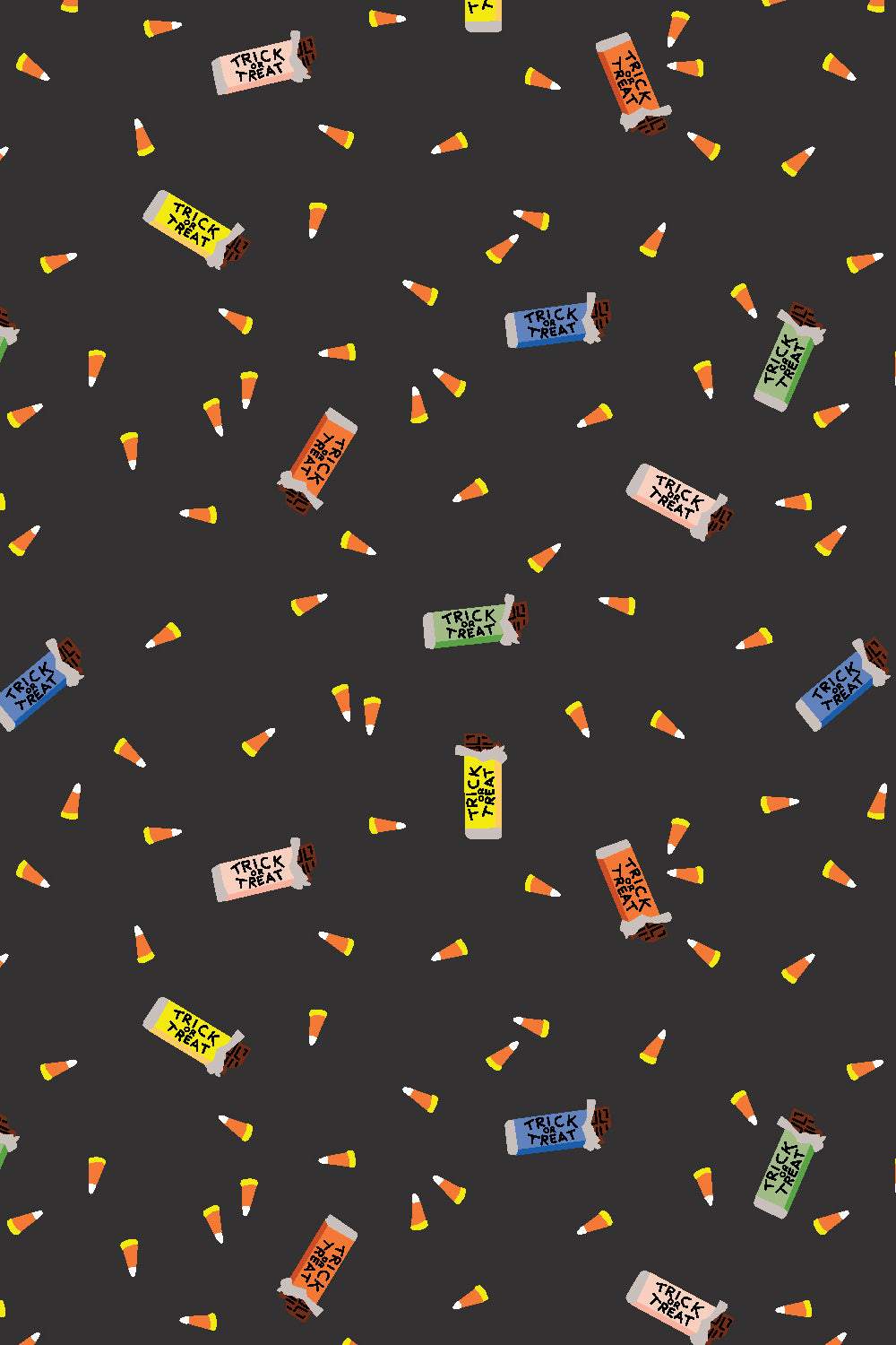 Halloween Trick Or Treat By Rifle Paper Co. For Cotton + Steel Fabrics Black