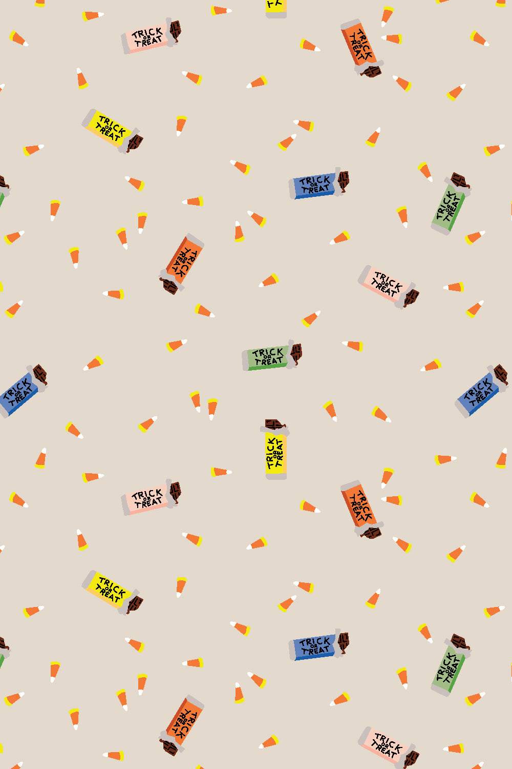 Halloween Trick Or Treat By Rifle Paper Co. For Cotton + Steel Fabrics Natural