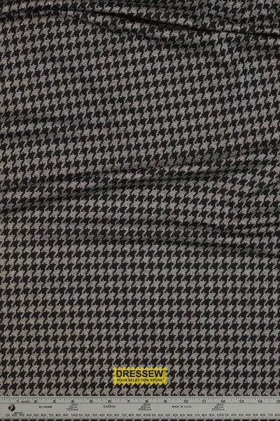 Houndstooth Jacquard Knit Grey / Black