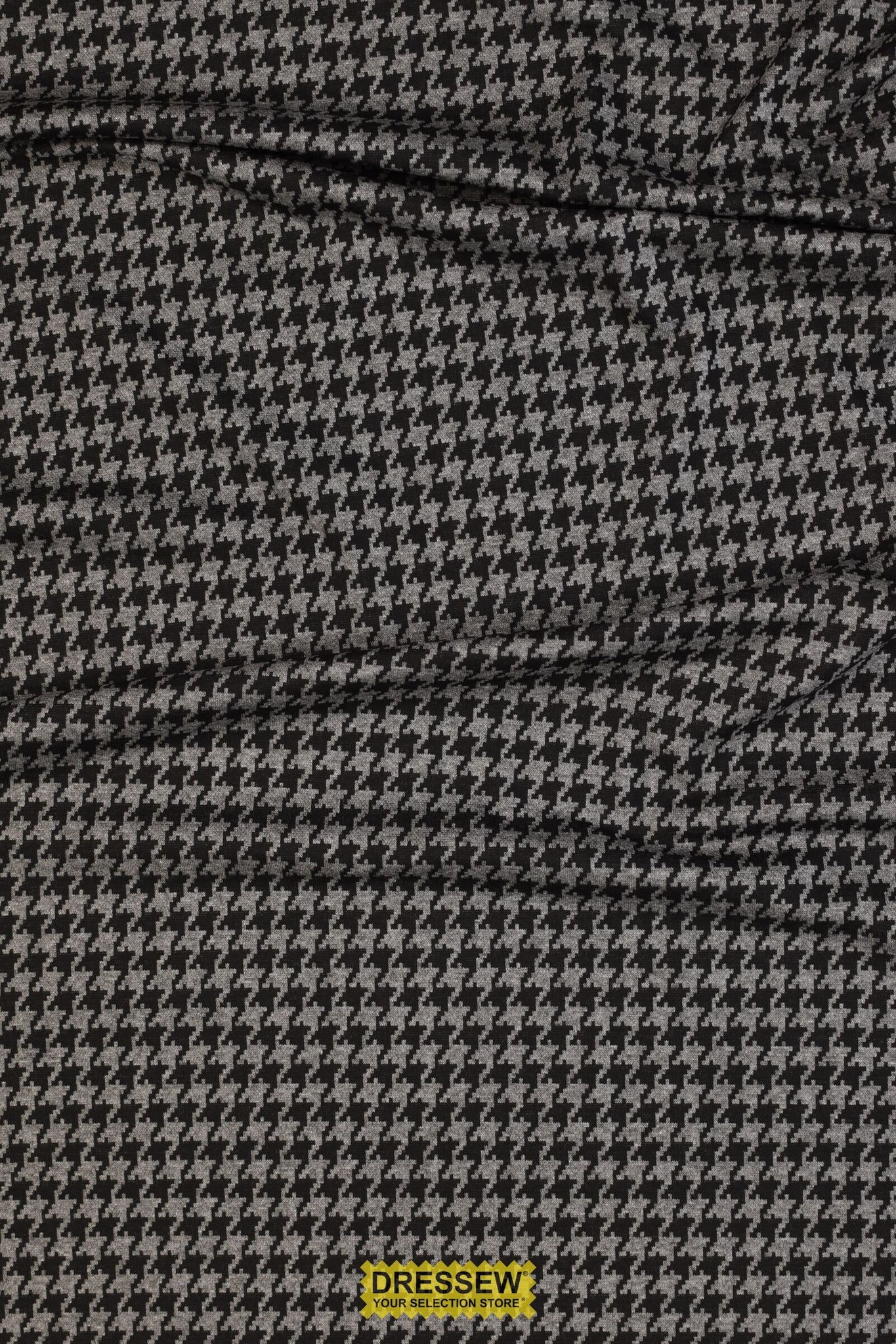 Houndstooth Jacquard Knit Grey / Black