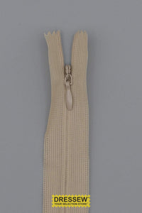 Invisible Closed End Zipper 40cm (16") Natural