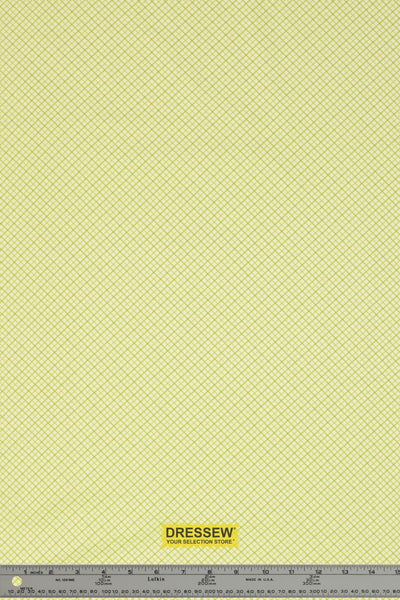 Lattice Flannelette Green Mix