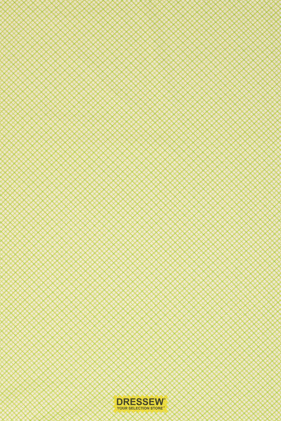 Lattice Flannelette Green Mix