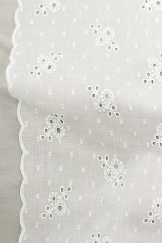 Layla Eyelet Off White