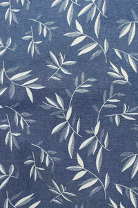 Leaves Chambray Denim Mix