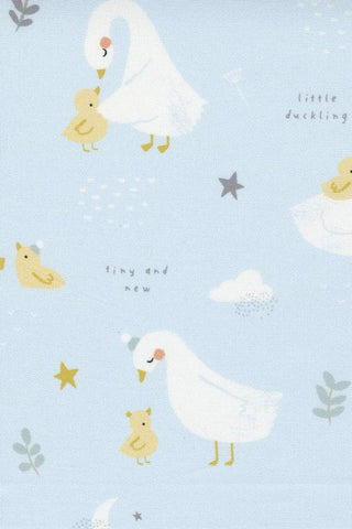 Little Ducklings Duck Pond By Paper And Cloth For Moda Blue