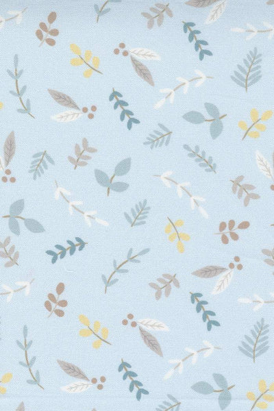 Little Ducklings Foliage Sprigs By Paper And Cloth For Moda Blue