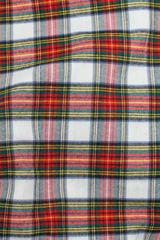 Lorna Bamboo Plaid Ivory / Red