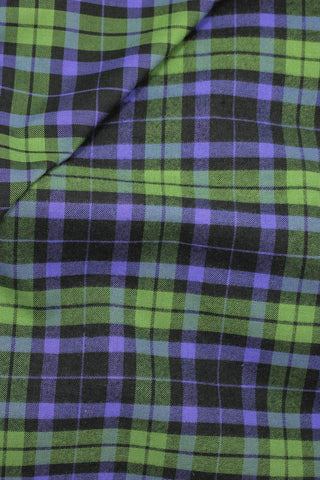 Lorna Bamboo Plaid Kelly / Purple