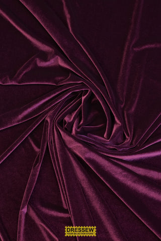 Lycra Velvet Plum