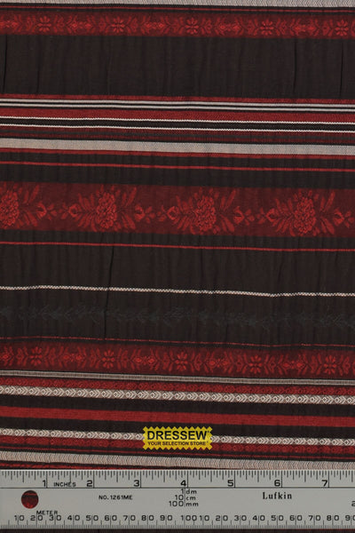 Majestic Jacquard Red / Coal