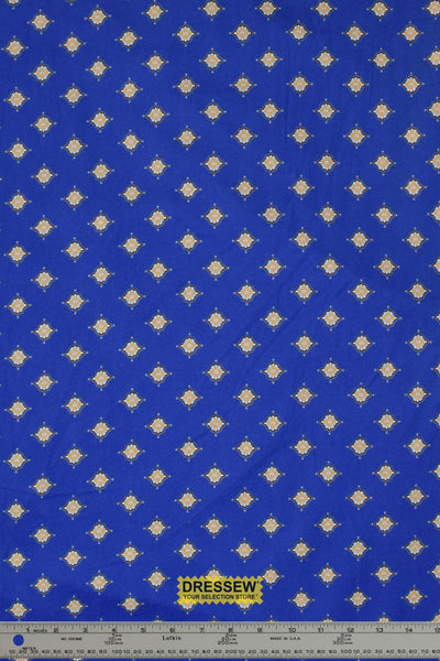 Medallion Flannelette Royal / Multi