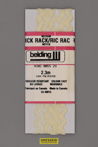Medium Ric-Rac Cream
