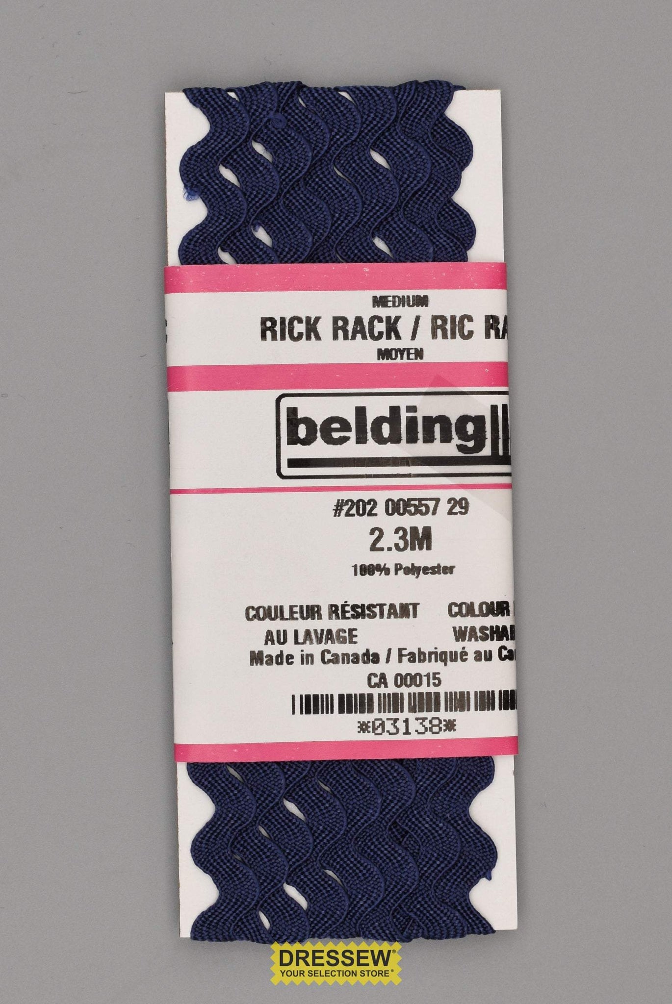 Medium Ric-Rac Light Navy