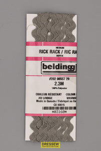 Medium Ric-Rac Medium Grey