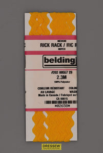 Medium Ric-Rac Yellow