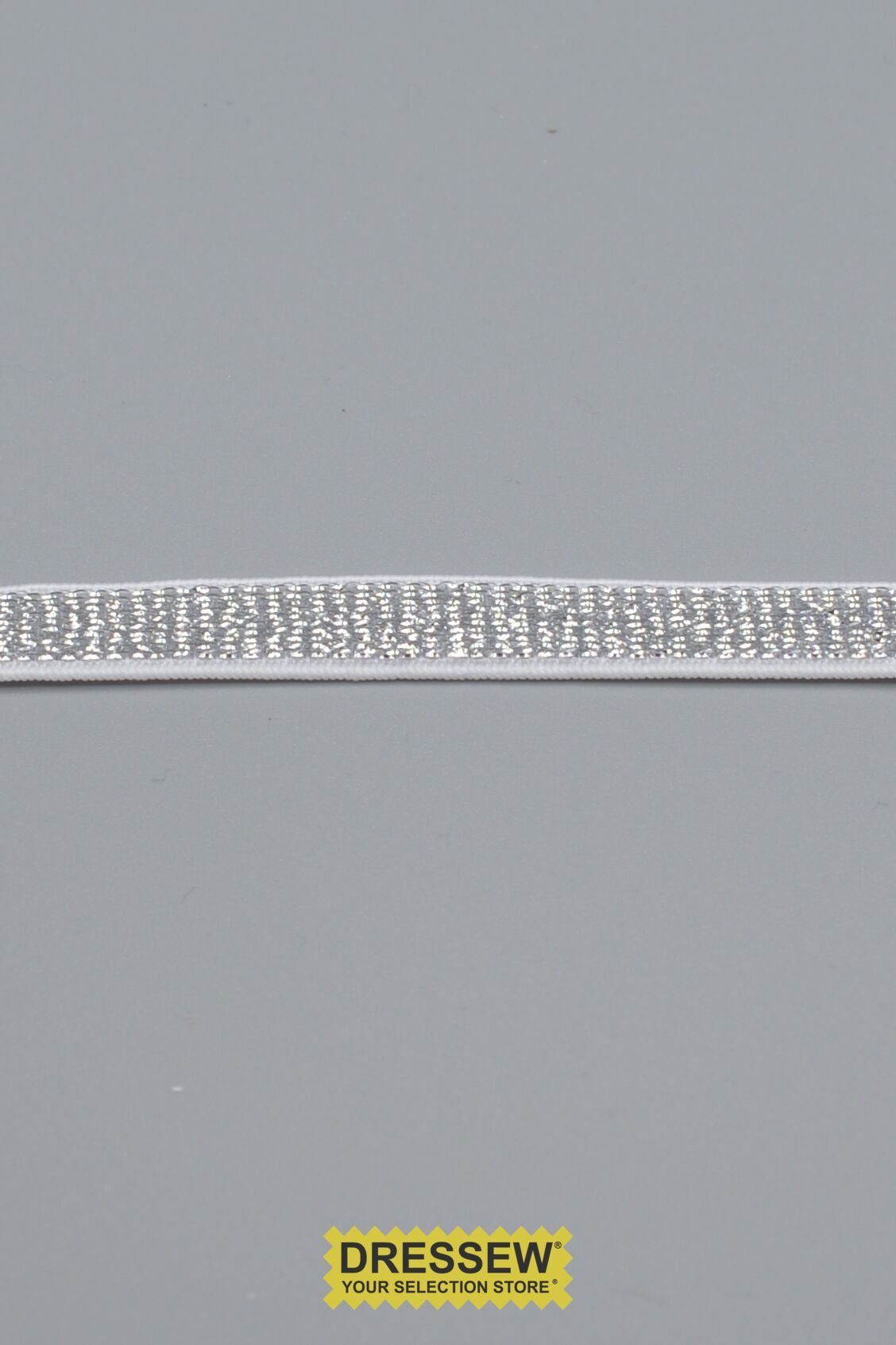 Metallic Elastic 10mm Silver