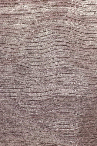 Metallic Plissé Knit Dusty Mauve