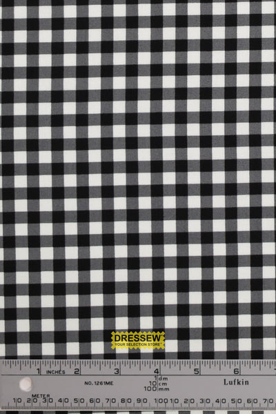 Mixology Gingham Black / White