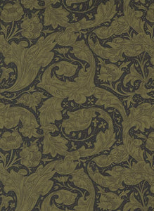 Morris Manor Bachelors Button By Barbara Brackman For Moda Ebony