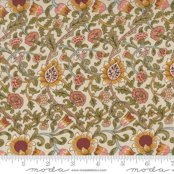 Morris Manor Evenlode Floral By Barbara Brackman For Moda Porcelain