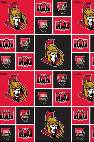 NHL Quilting Cotton Ottawa Senators