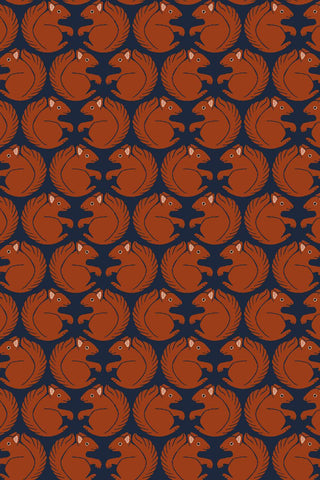 On A Fall Day Squirrel By Cotton + Steel For RJR Fabrics Twilight