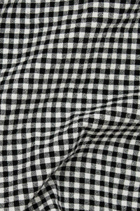 Organic Gingham Black